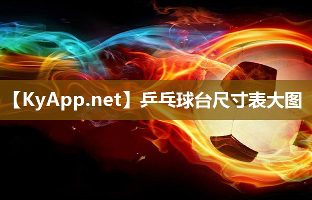 乒乓球台尺寸表大图